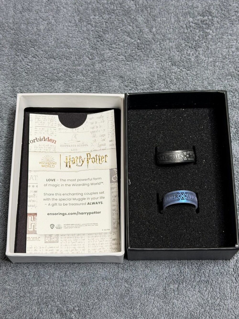 Harry Potter - After All This Time - Enso Ring Set